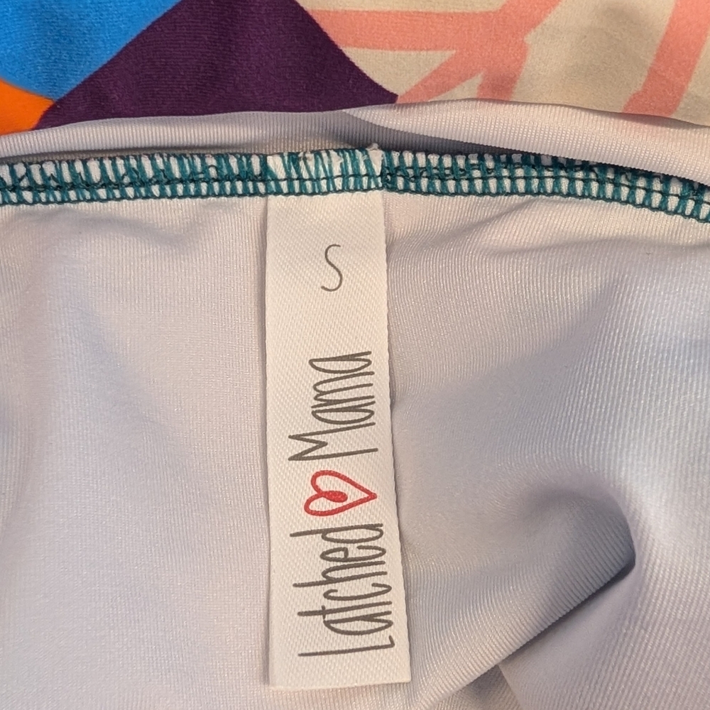 LATCHED MAMA tankini + skirt bottoms S - Picture 15 of 16